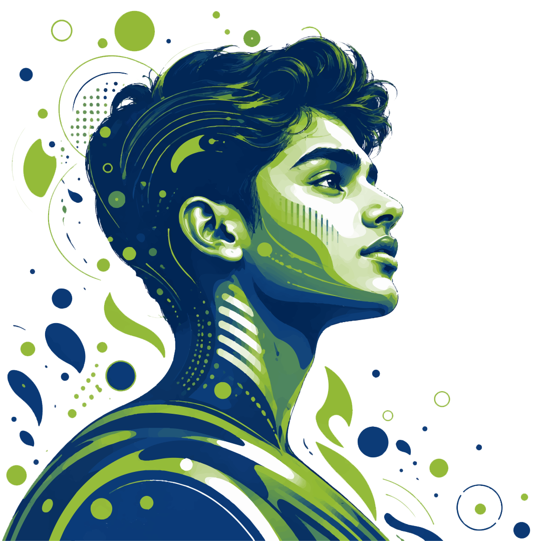 Innovation portrait illustration